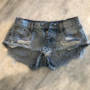 One Teaspoon Jean Shorts